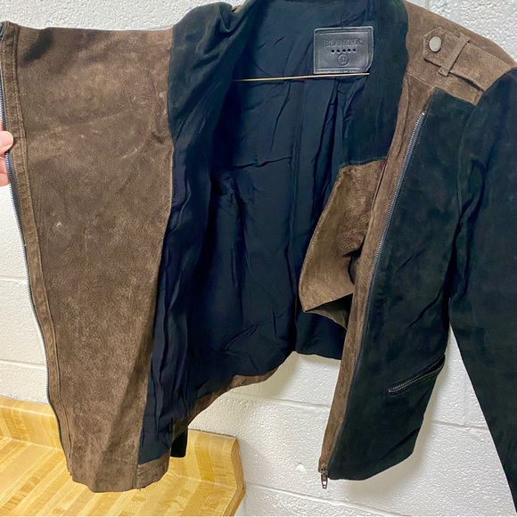 Blank NYC Leather Two Tone jacket - Picture 5 of 14